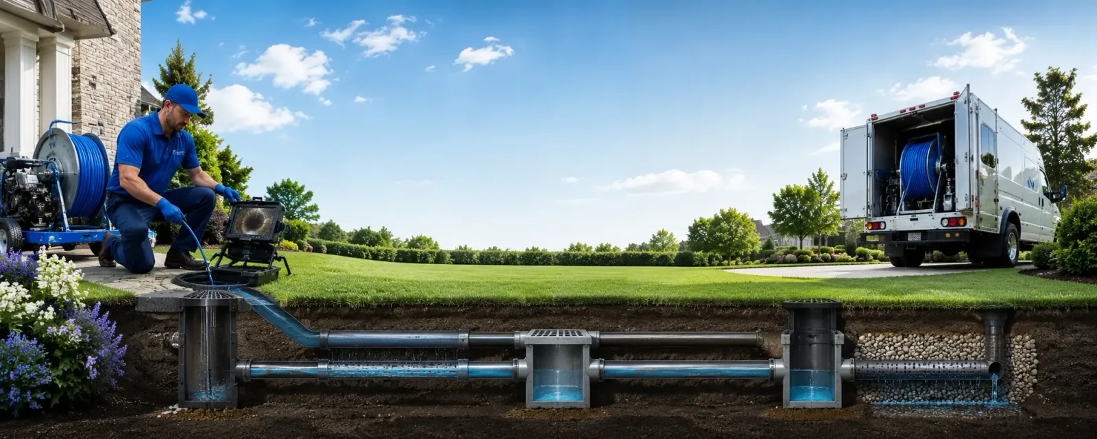 Outdoor drain cleaning information for Elk, CA